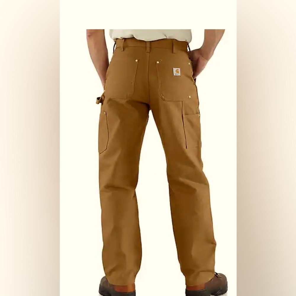 🛠️CARHARTT🛠️UTILITY PANT sz40x30 BRN LOOSE FIT 100%cotton🔸USED, but LIFE LEFT🔸